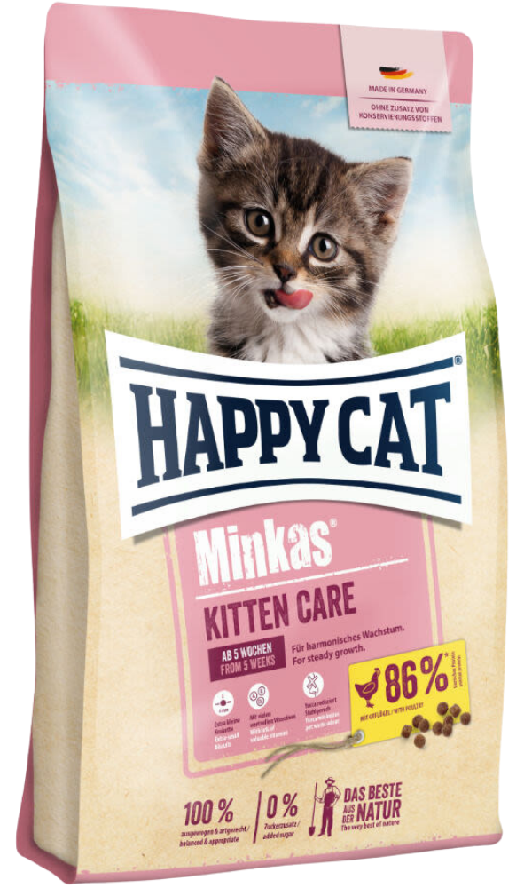 Happy Cat Minkas Kitten Care Geflügel 10kg