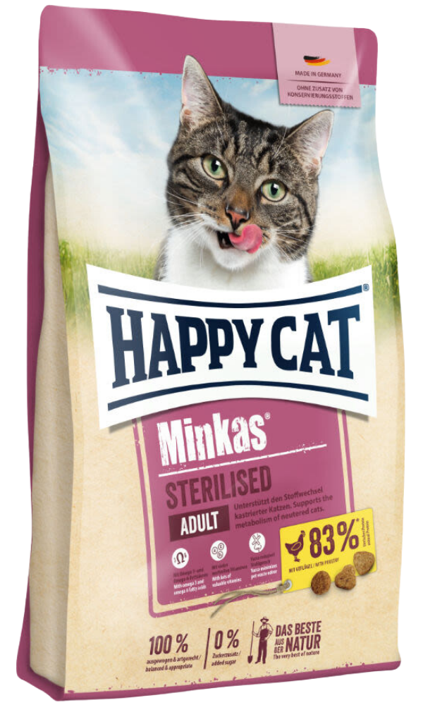 Happy Cat Minkas Sterilised 10kg