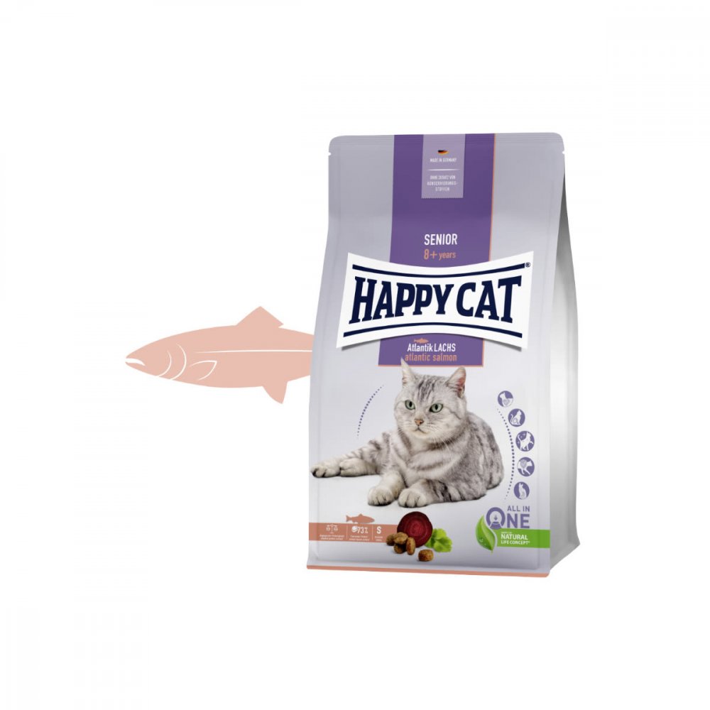 Happy Cat Senior Atlantic Lachs 4kg