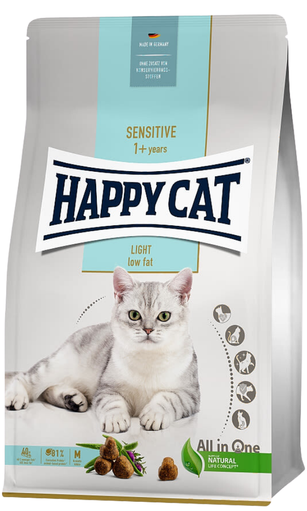 Happy Cat Sensitive Light 10kg