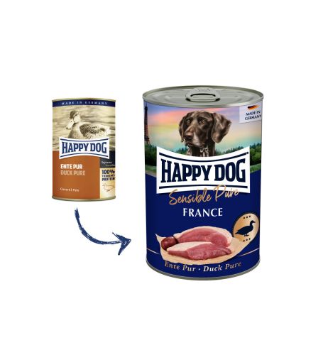 Happy Dog konzerva Ente Pur