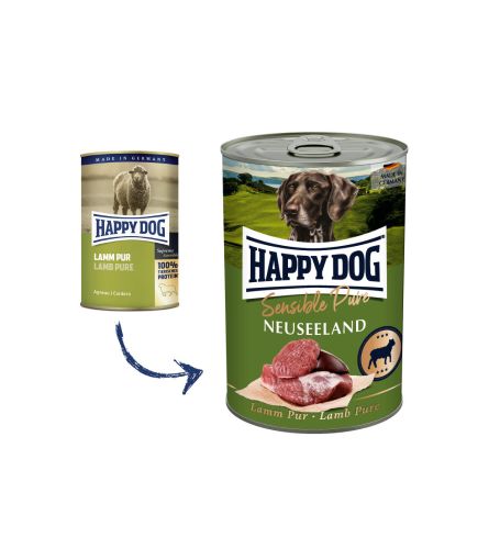 Happy Dog konzerva Lamm Pur Neuseeland 400g