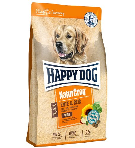 Happy Dog NaturCroq Ente & Reis 