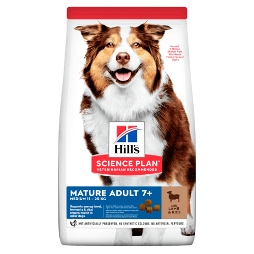 Hill's Canine Mature Adult 7+ Medium Lamb&Rice 14kg