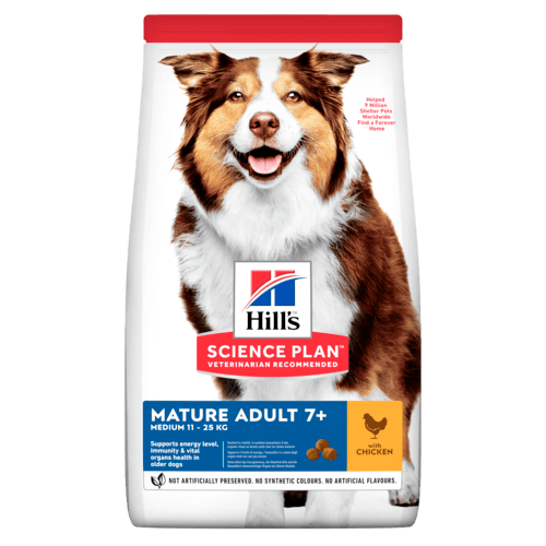 Hill's Canine Mature Adult 7+ Medium with Chicken 2,5kg