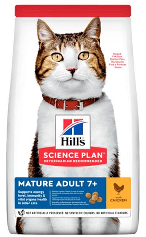 Hill's Feline Mature Adult 7+ Chicken 1,5kg