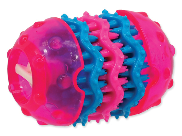 Hračka Dog Fantasy TPR Dental růžová 9,8 cm