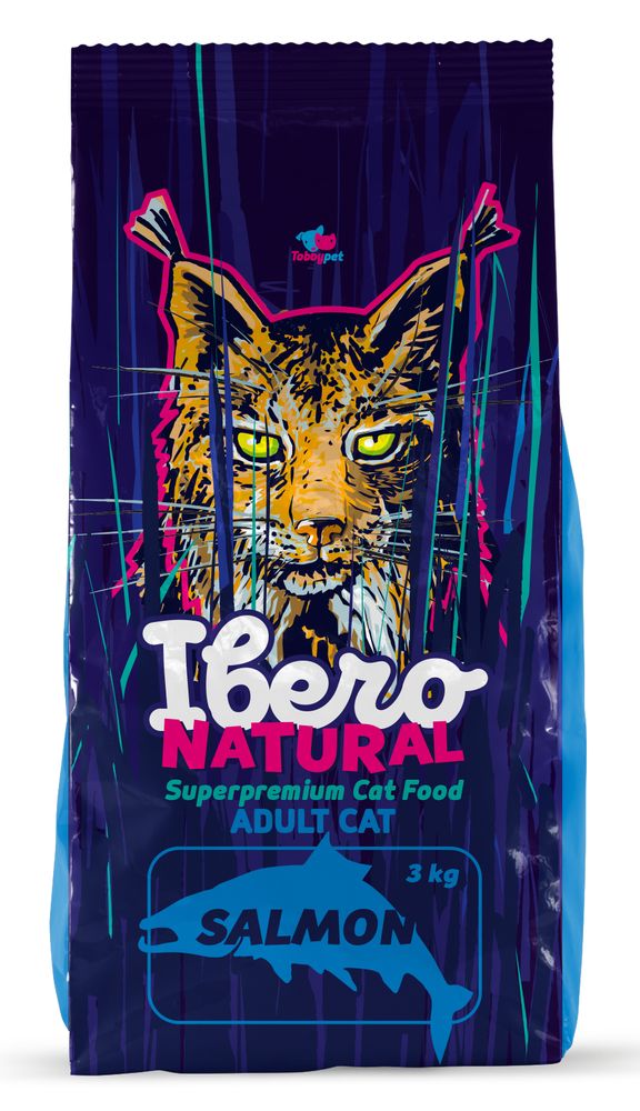 Ibero Natural Cat Adult Salmon 3kg