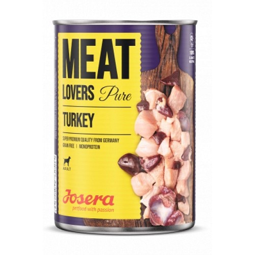 Josera Dog Konzerva Meat Lovers Pure Turkey 400g