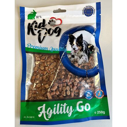 Kiddog Agility Go mini kousky s králíkem 250g