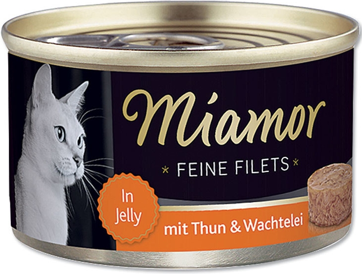 Miamor Konzerva Filet Tuňák + Křepelčí vejce 100g