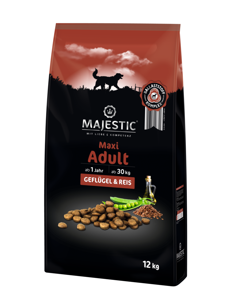 Majestic Dog Adult Maxi Geflügel & Reis 2x12kg