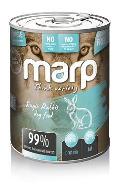 Marp Dog konzerva Variety Single Rabbit 400g