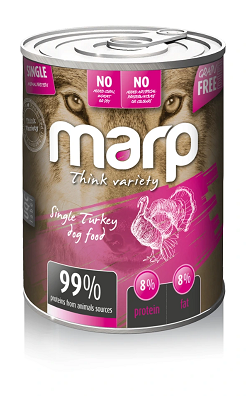 Marp Dog konzerva Variety Single Turkey 400g