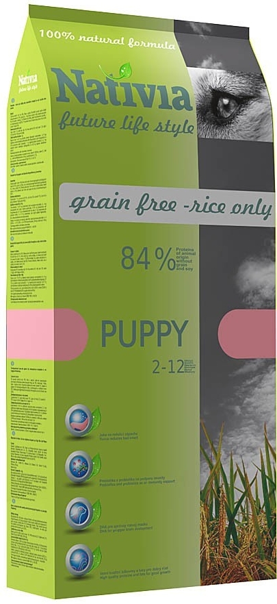 Nativia Puppy Chicken&Rice 15kg