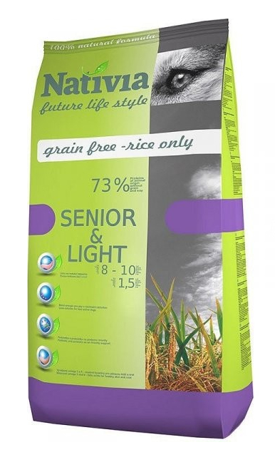 Nativia Senior&Light Chicken&Rice 2x15kg