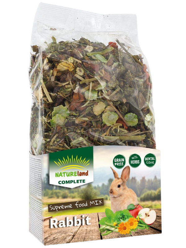 Nature Land Complete pro králíky a zakrslé králíky 600g