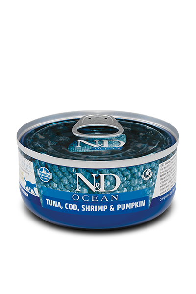 N&D Cat Ocean Adult Tuna & Shrimps 70g