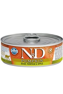 N&D Cat Pumpkin Adult Boar & Apple 12x80g