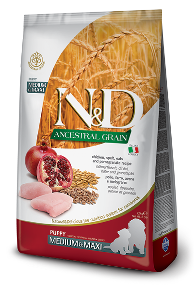 N&D Low Grain Dog Puppy M&L Chicken & Pomegranate 12kg