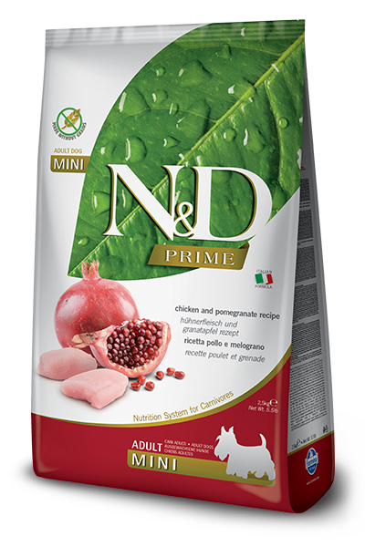 N&D Prime Dog Adult Mini Chicken & Pomegranate 2x7kg
