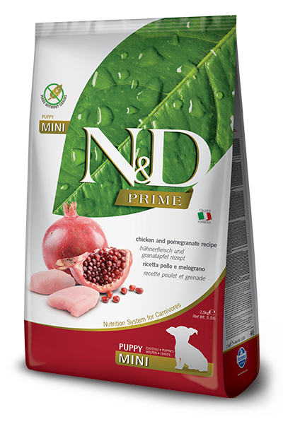 N&D Prime Dog Puppy Mini Chicken & Pomegranate 2,5kg