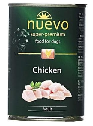 Nuevo konzerva Dog Adult Chicken 400g