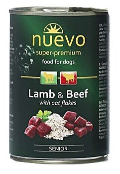 Nuevo konzerva Dog Senior Lamb & Beef 6x400g