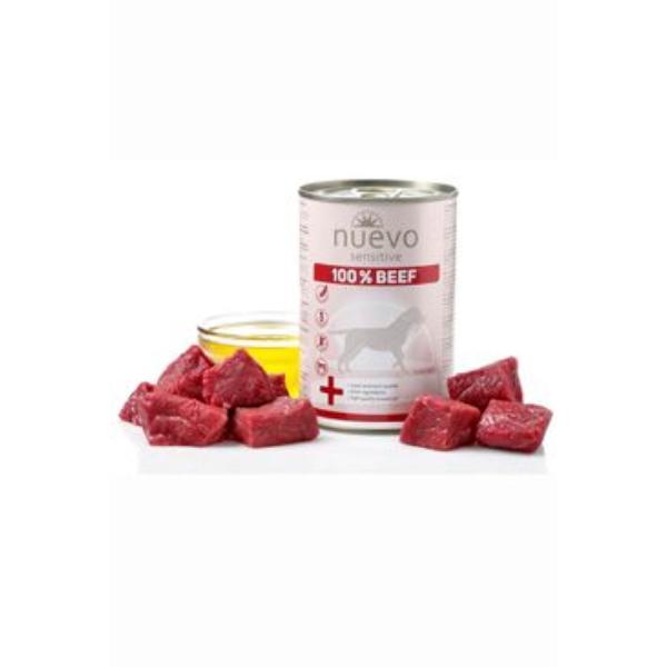 Nuevo konzerva Dog Sensitive Beef 400g