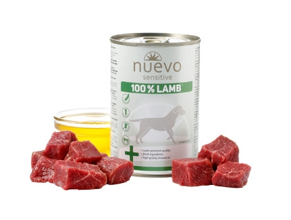 Nuevo konzerva Dog Sensitive Lamb 400g