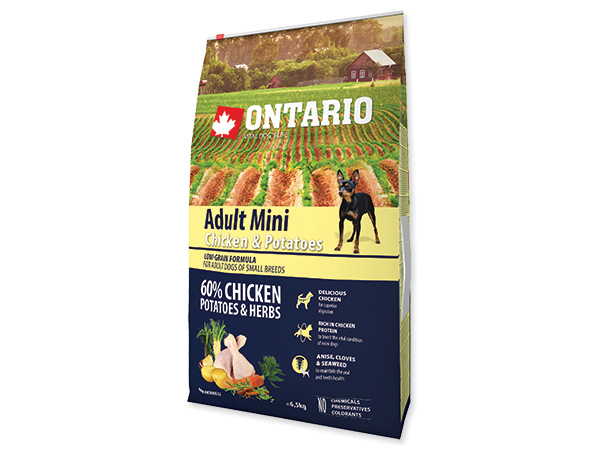 Ontario Adult Mini Chicken & Potatoes 2,25kg