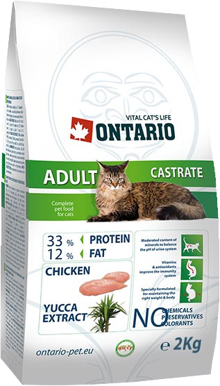 Ontario Cat Adult Castrate 10kg