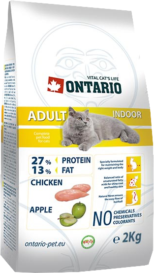 Ontario Cat Adult Indoor 10kg