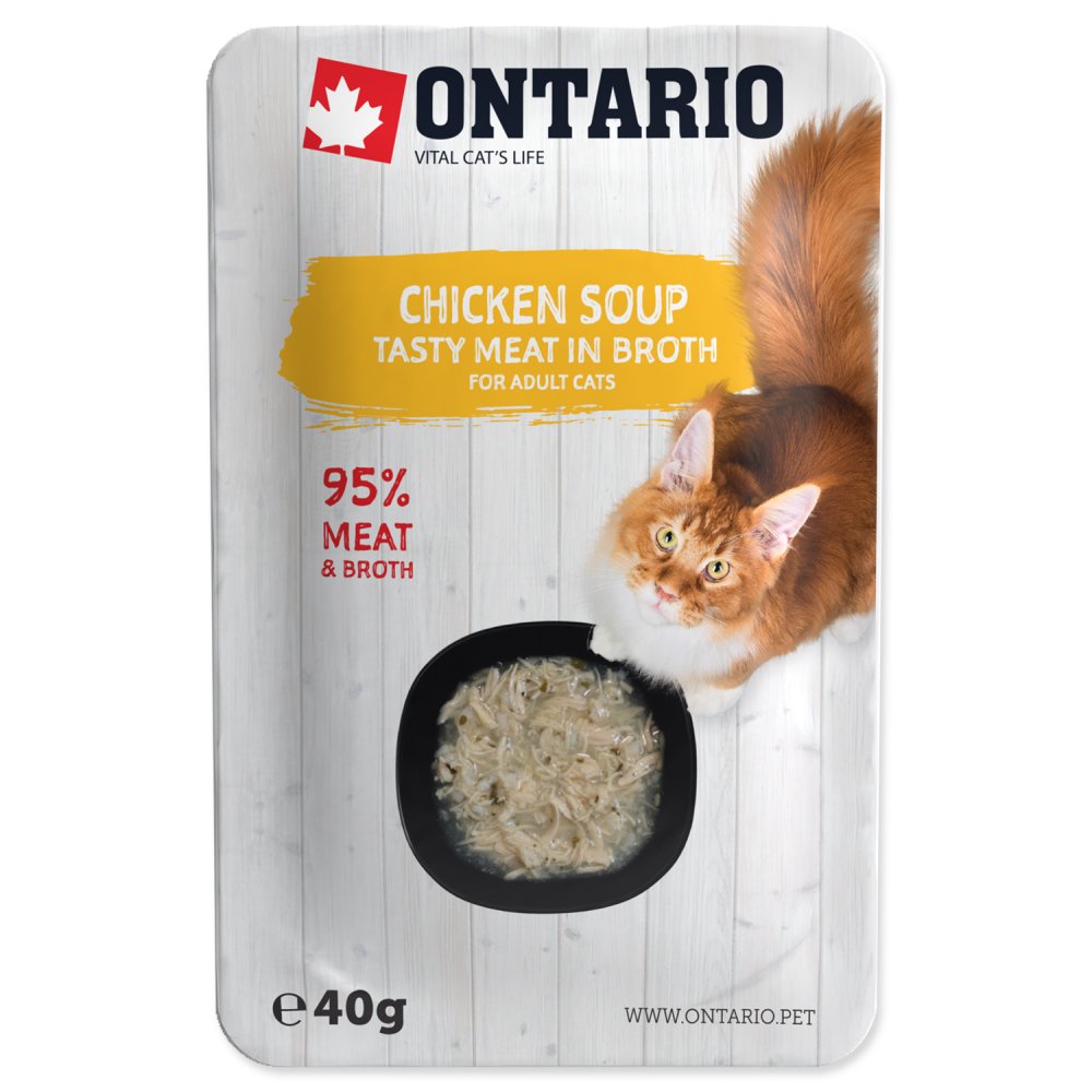 Ontario Cat Soup Chicken with vegetables 12x40g