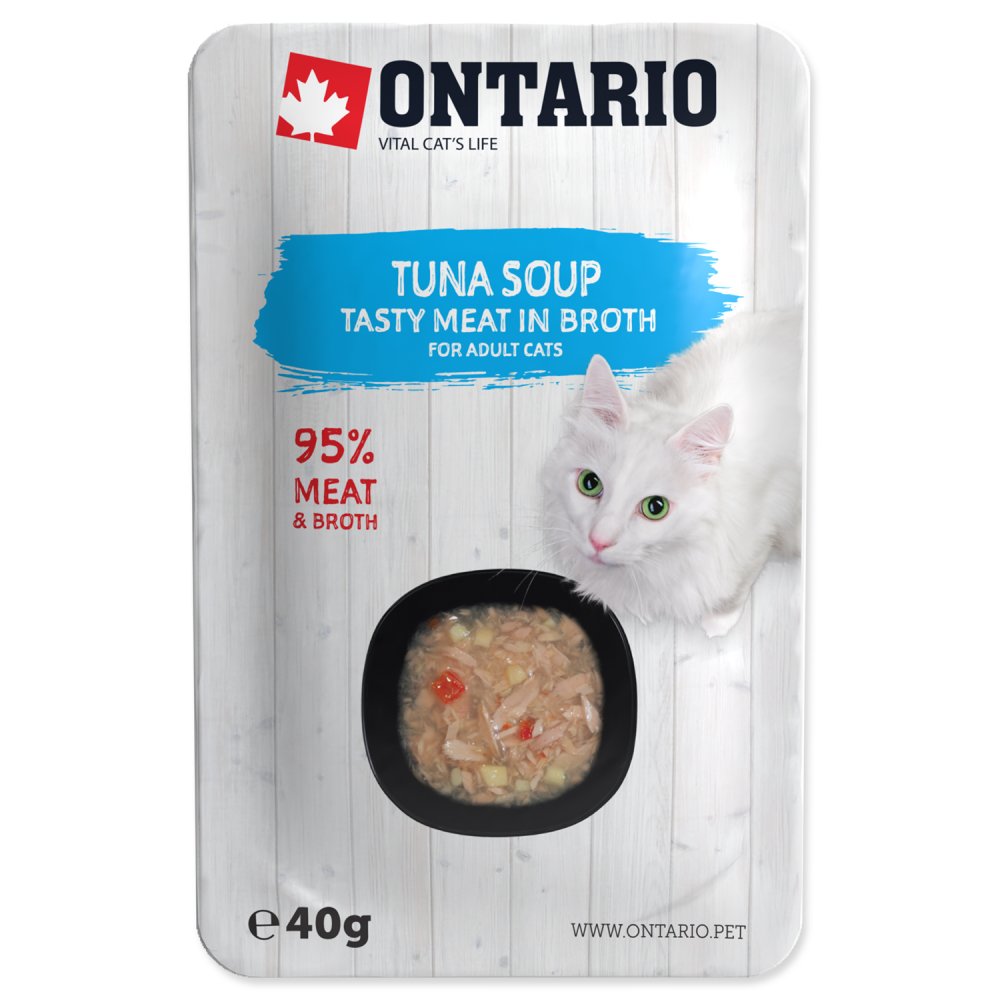 Ontario Cat Soup Tuna with vegetables 12x40g