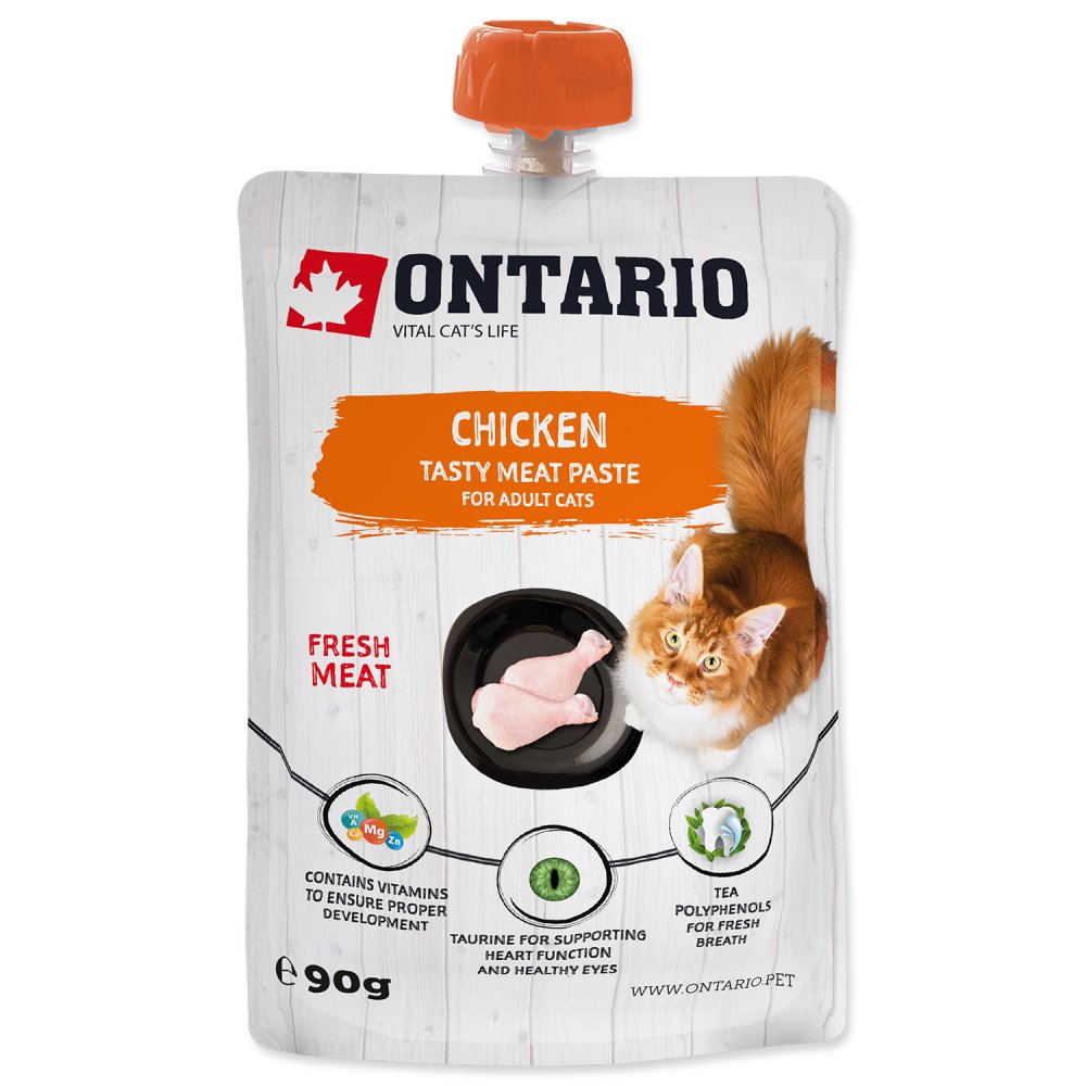 Ontario Cat Chicken Fresh Meat Paste 8x90g