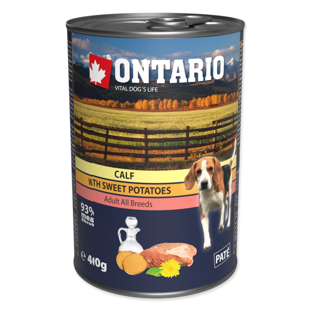 Ontario Dog Calf, Sweet potato, Dandelion and Linseed Oil 400g