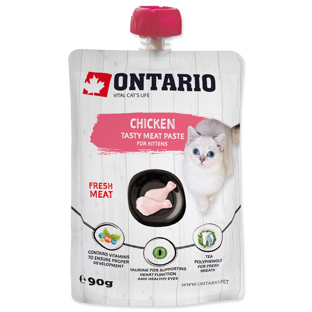 Ontario Kitten Chicken Fresh Meat Paste 8x90g