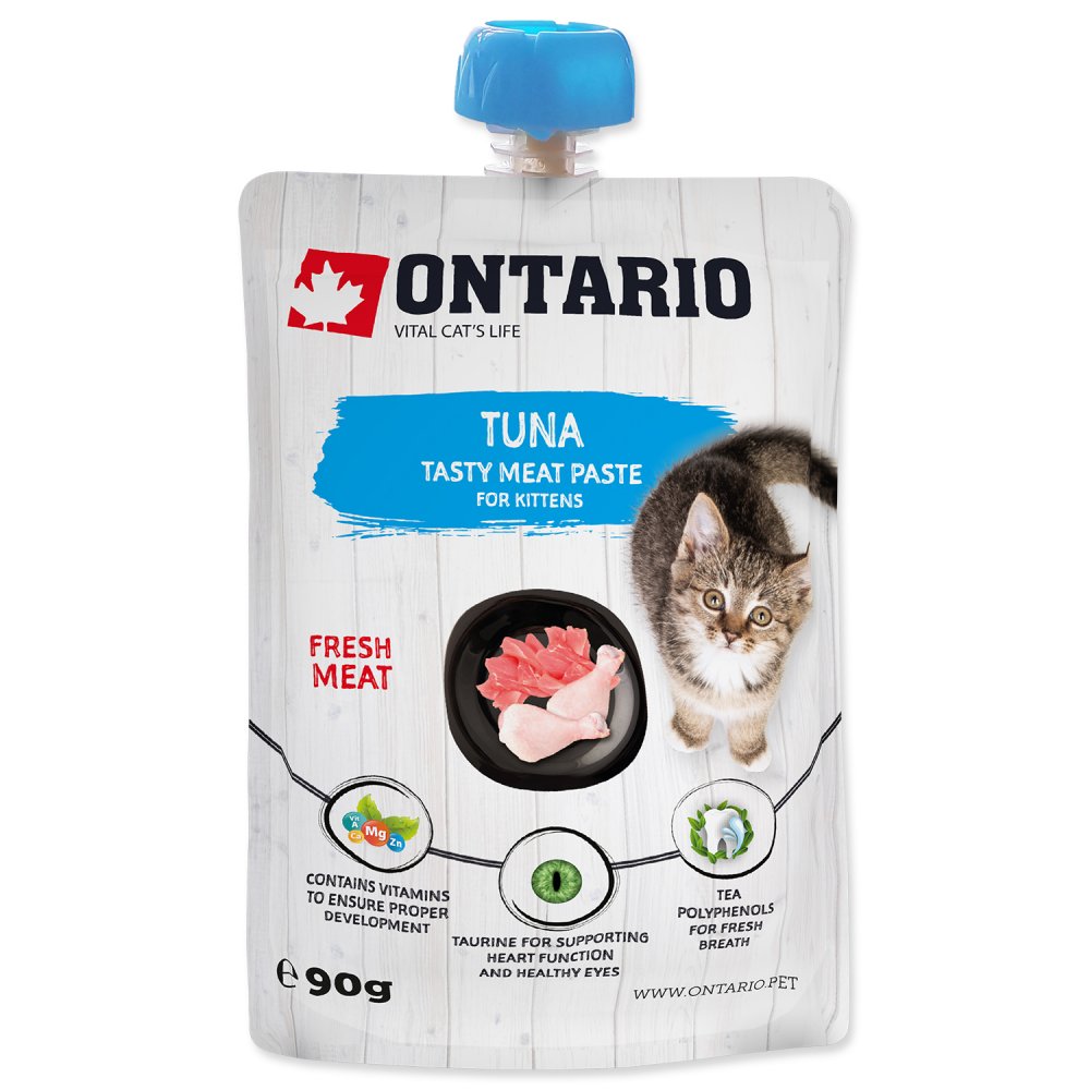 Ontario Kitten Tuna Fresh Meat Paste 8x90g