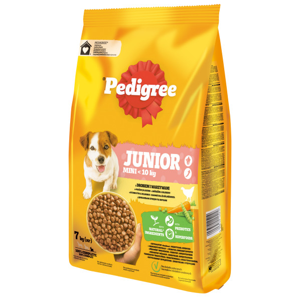 Pedigree Junior Mini Drůbeží se zeleninou 7kg