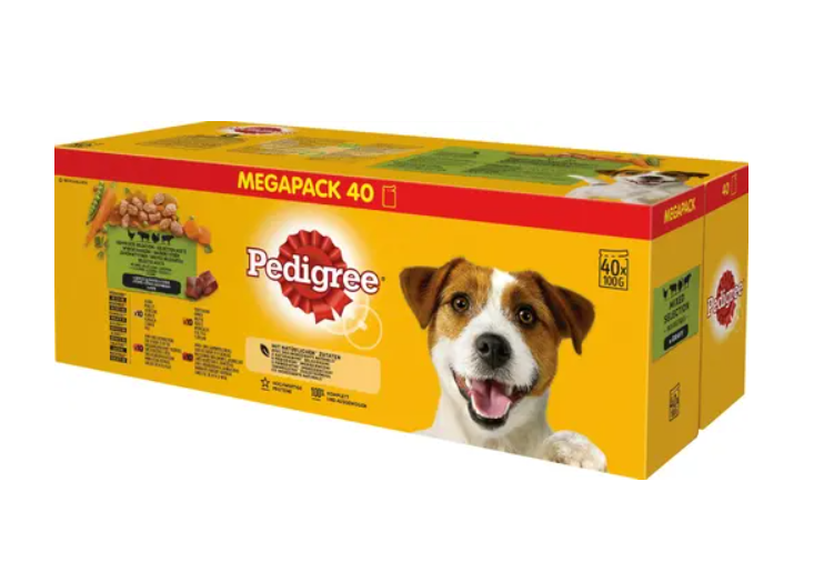 Pedigree Kapsičky Smíšený výběr se zeleninou ve šťávě 40x100g