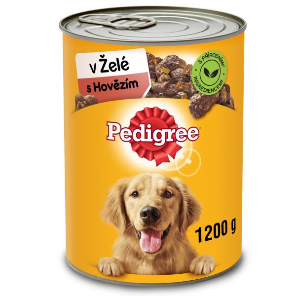 Pedigree Konzerva Hovězí v želé 1200g