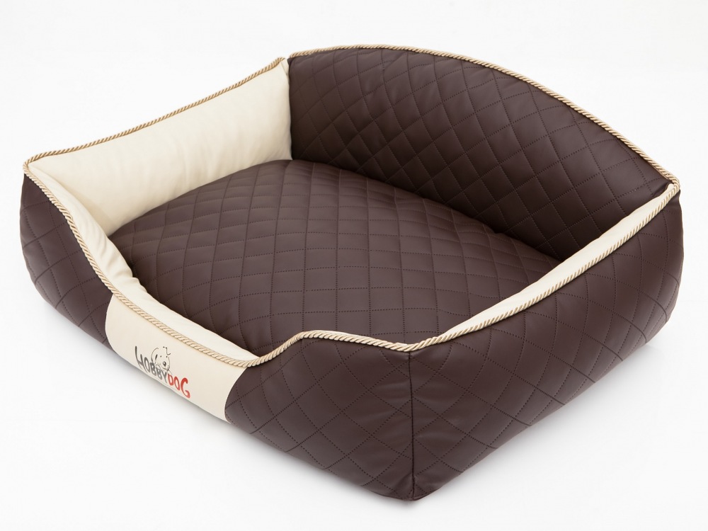 Pelech Elite Dog Bed hnědo/béžový XL