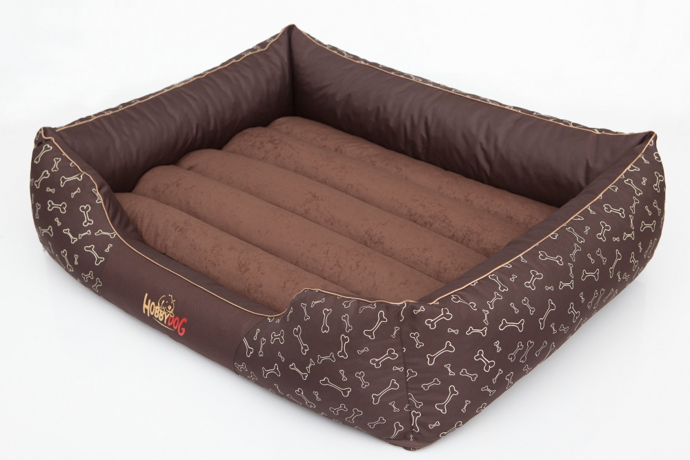 Pelech Prestige Dog Bed hnědý Kost L