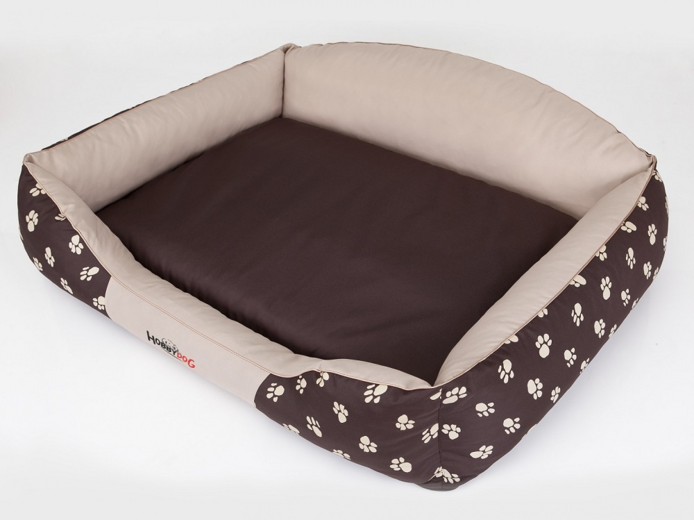 Pelech Royal Dog Bed hnědo/béžový Tlapka XL
