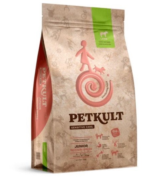 Petkult Dog Medium Junior Lamb & Rice 2x12kg