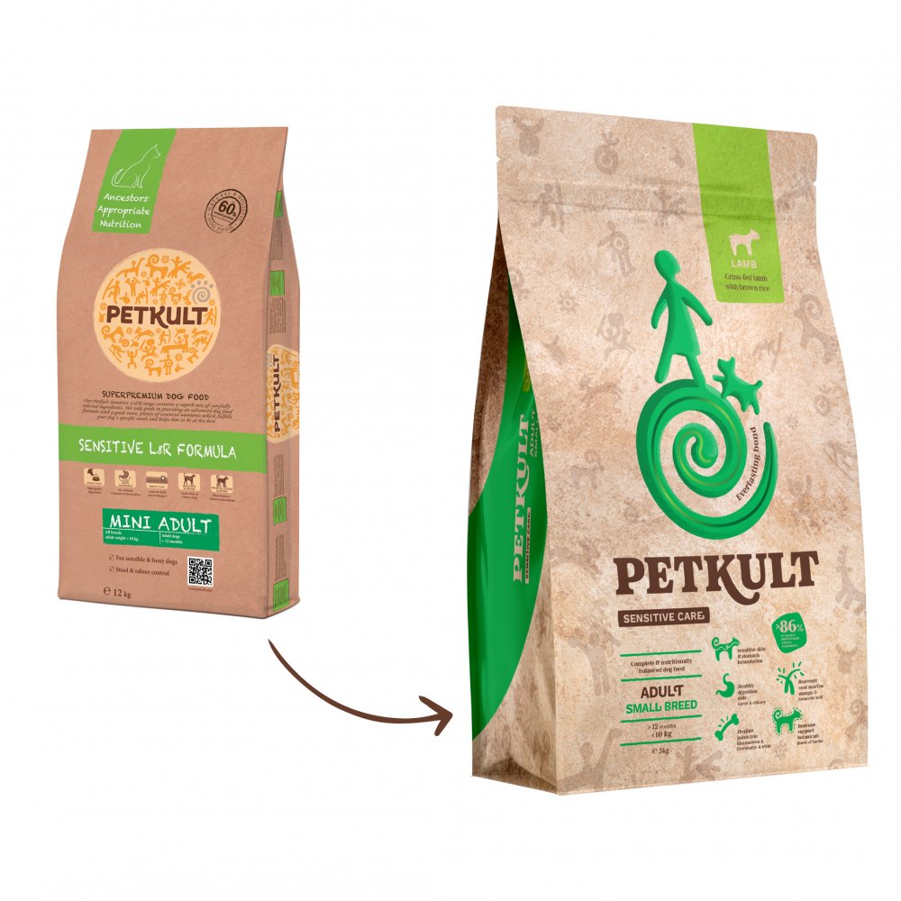 Petkult Dog Small Adult Lamb & Rice 12kg