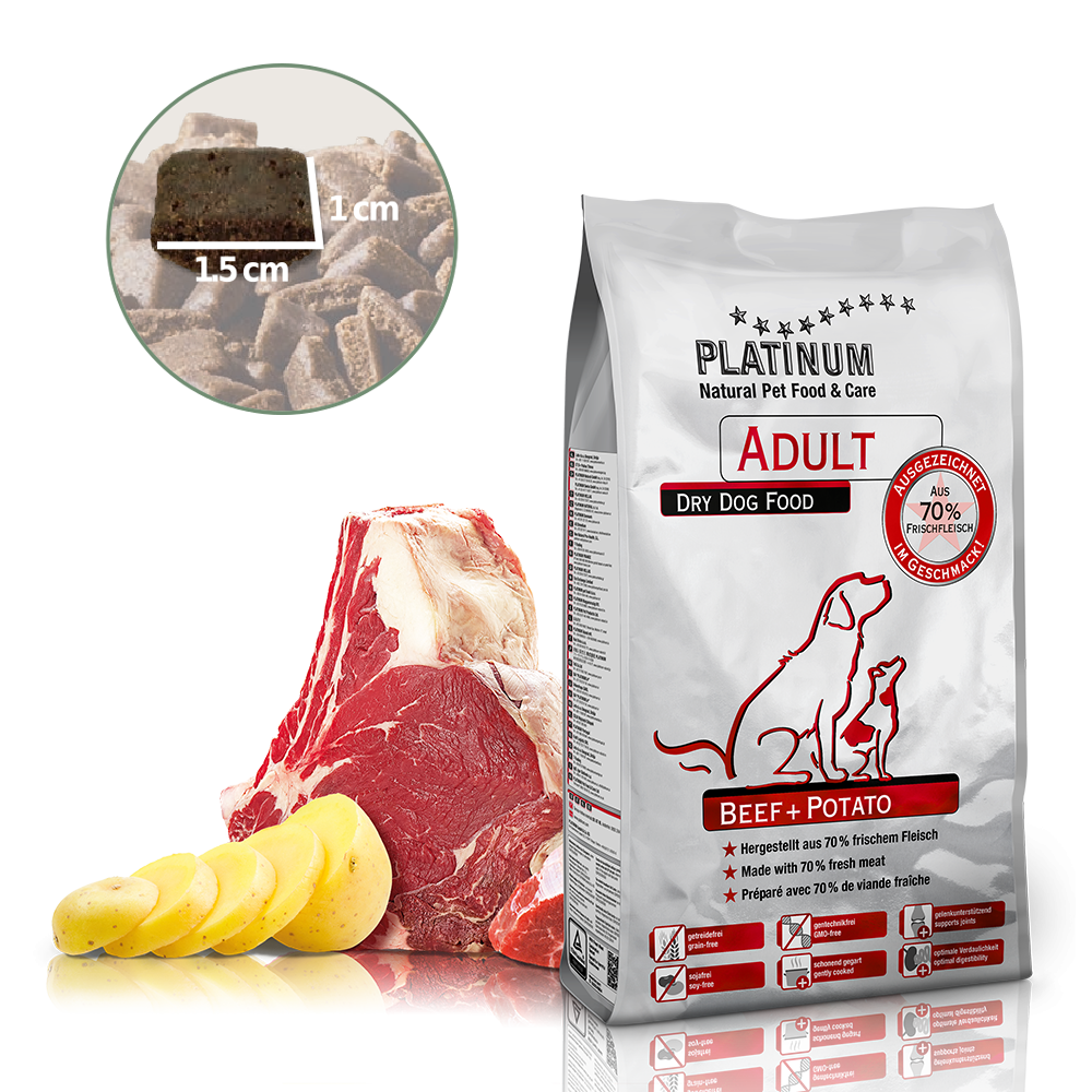 Platinum Adult Beef & Potato 1,5kg