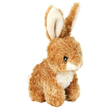 Trixie Plyšový králíček sedící 15 cm