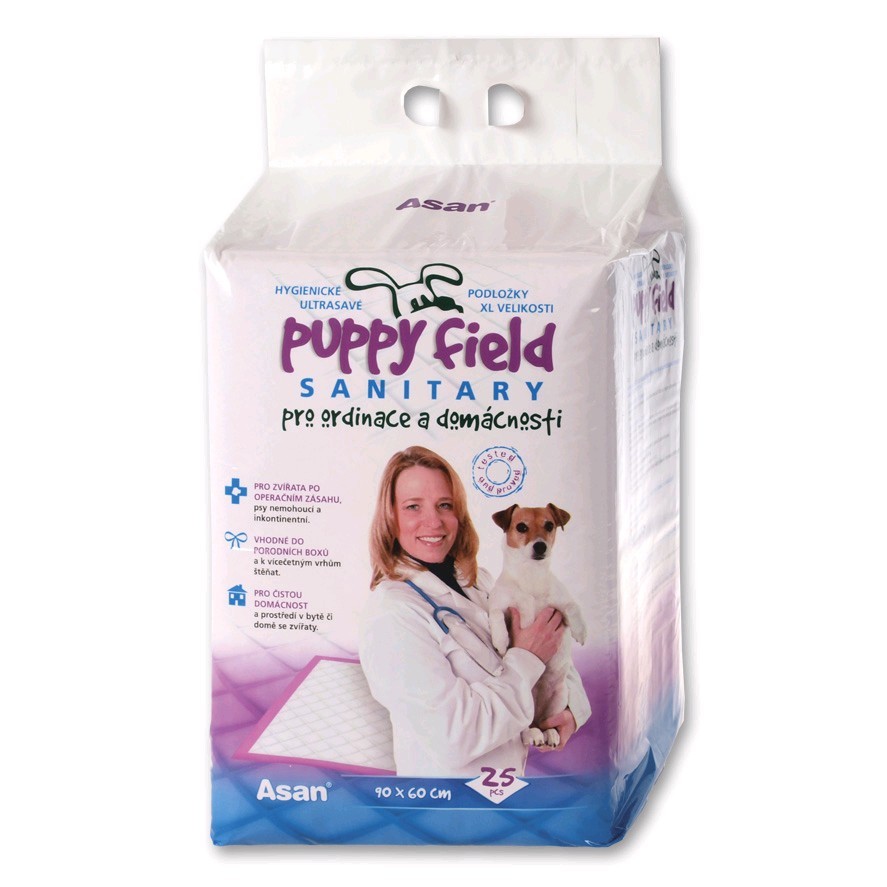 Podložka Puppy Field Sanitary 90x60cm 25ks